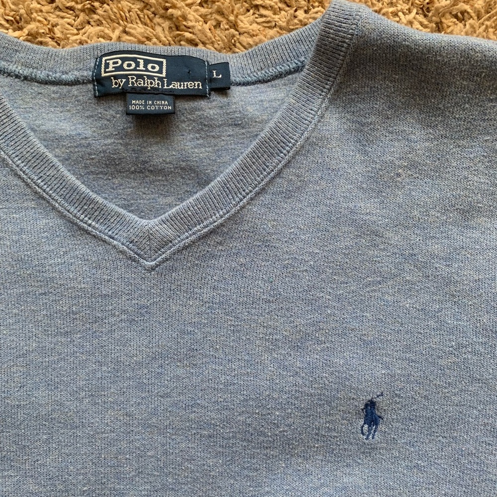 Men’s Ralph Lauren’s blue polo perfect condition!!